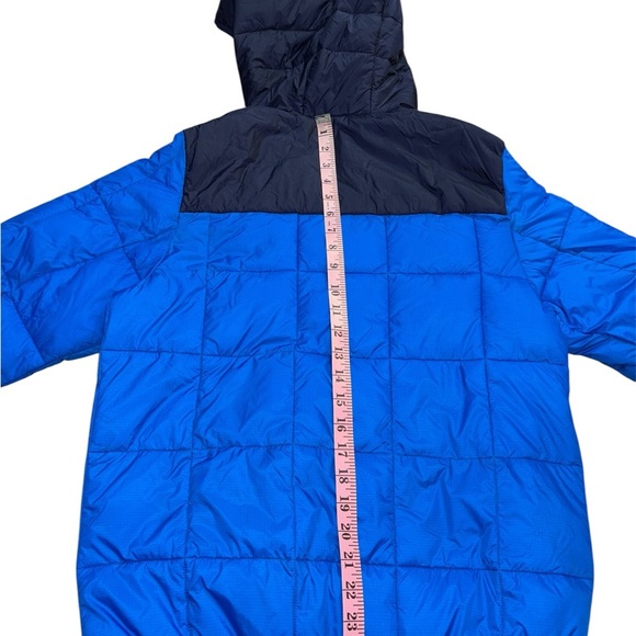 Kids Blue and Black Puffer Jacket - Picture 6 of 9